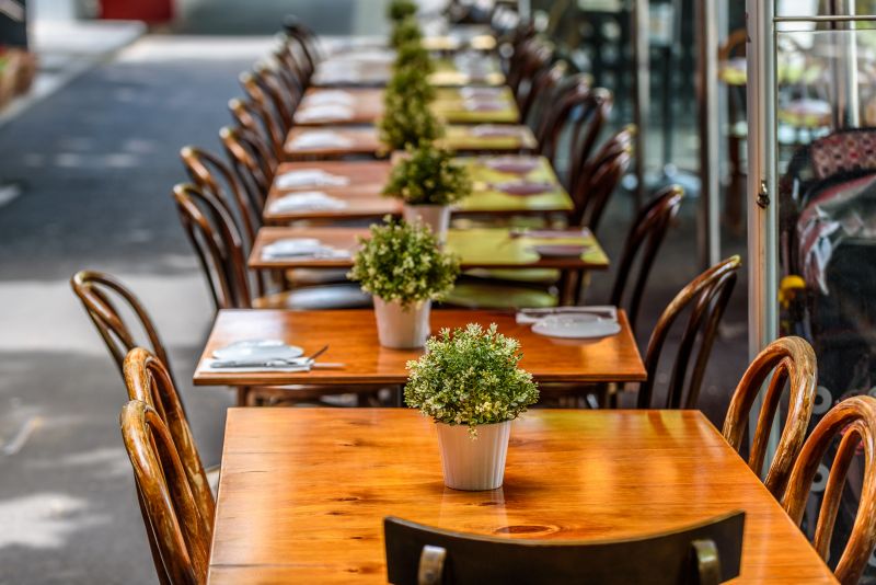 Restaurant Patio Paving