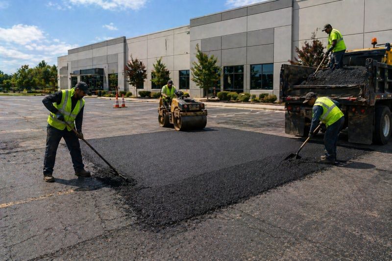 Asphalt Parking Lot Repair in San Diego County, CA
