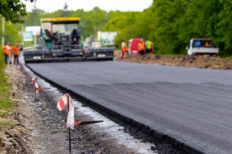 Commercial Asphalt Paving For Parking Lots And Access Roads
